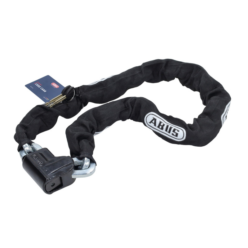 kettingslot abus art 4-sterren + 120cm 1190/11ks120 black x-plus
