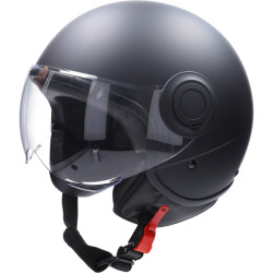 helmet CAB demi-jet E-06 label inside black (nw E-mark) XS black matte/black