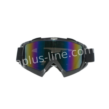 Crossbril APLUS zwart met iridium glas