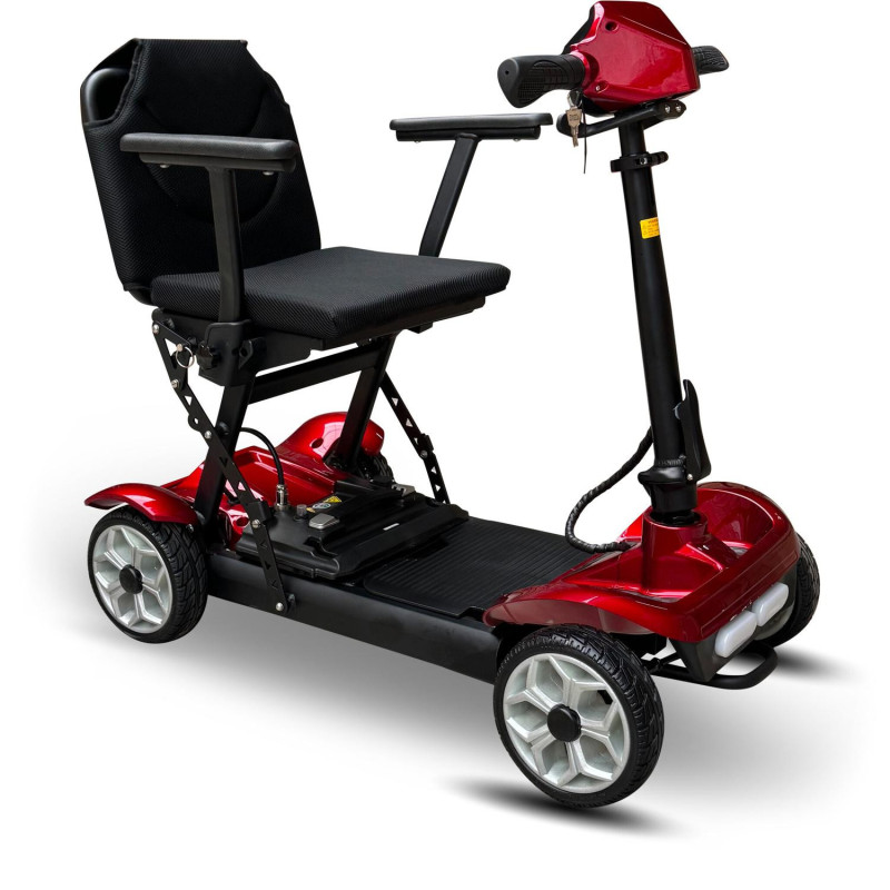 IVA Traveler 600 Rood – Luxe Opvouwbare Scootmobiel | Geen Rijbewijs